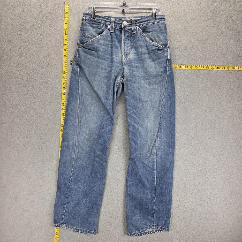 Vintage Levis Engineered Jeans Mens Blue Twisted Button Fly Medium Wash